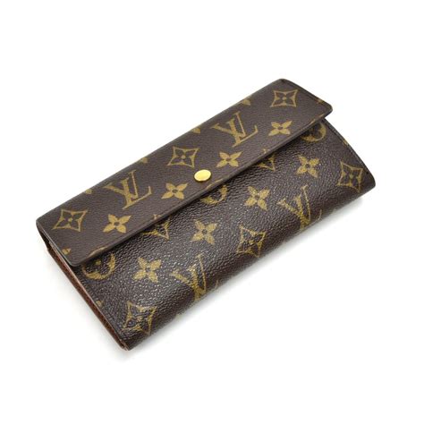 brown lv wallet|lv sarah long wallet.